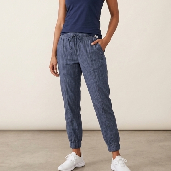 Athleta Pants - Athleta Women's Blue Pull On  Pants Size XL